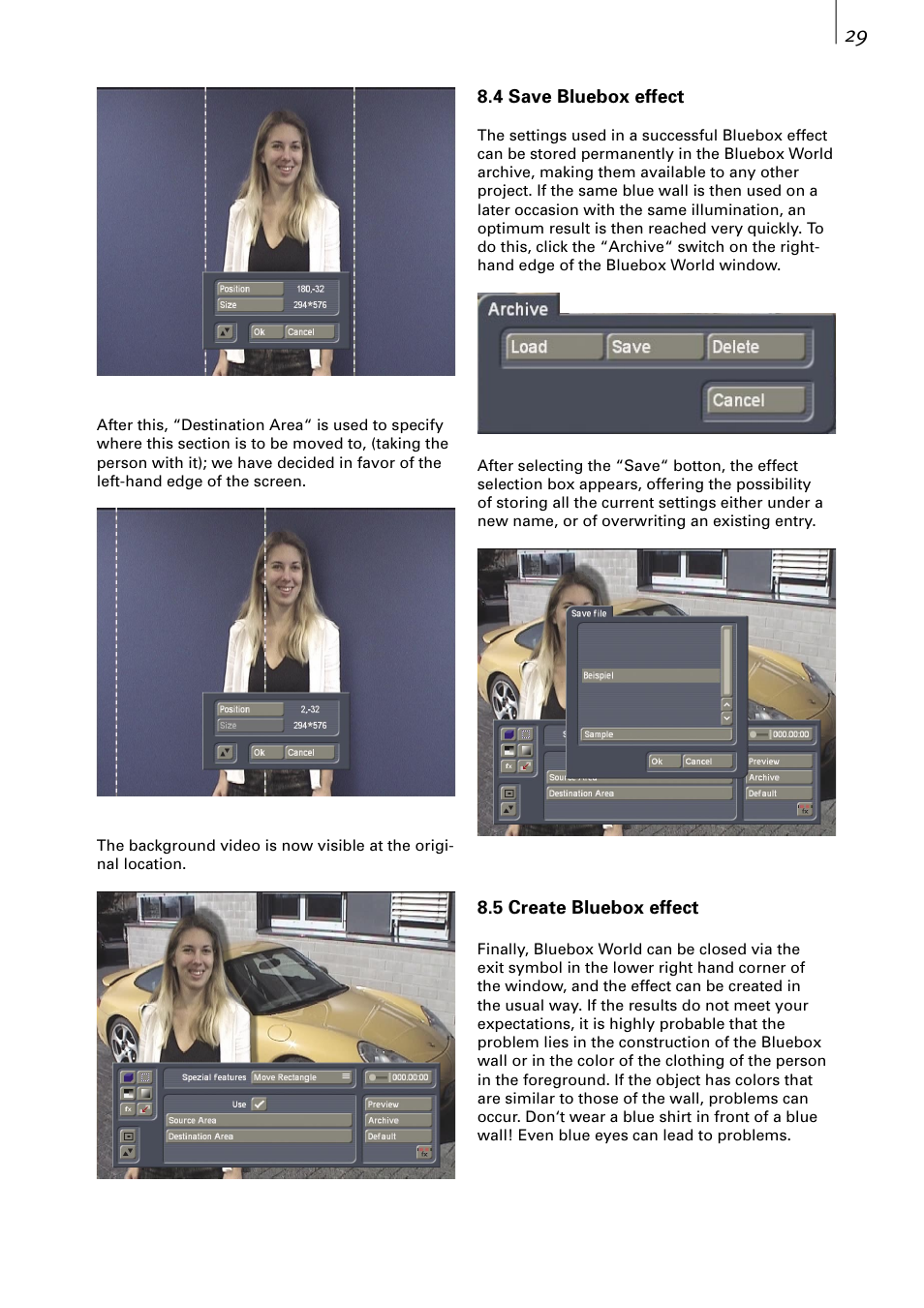 MacroSystem Bluebox World User Manual | Page 29 / 34
