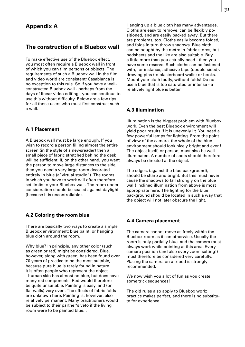 MacroSystem Bluebox World User Manual | Page 31 / 34