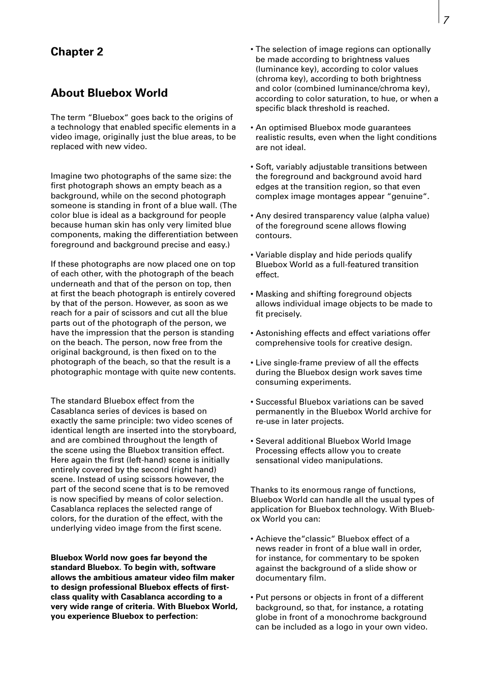 67 chapter 2 about bluebox world | MacroSystem Bluebox World User Manual | Page 7 / 34