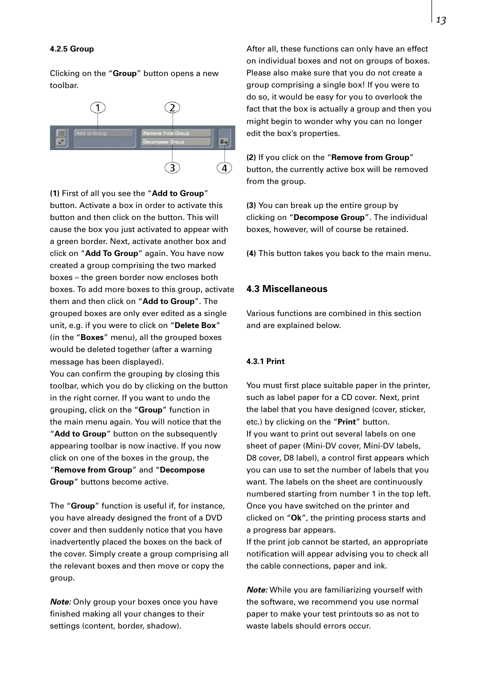 MacroSystem Caladan User Manual | Page 13 / 22