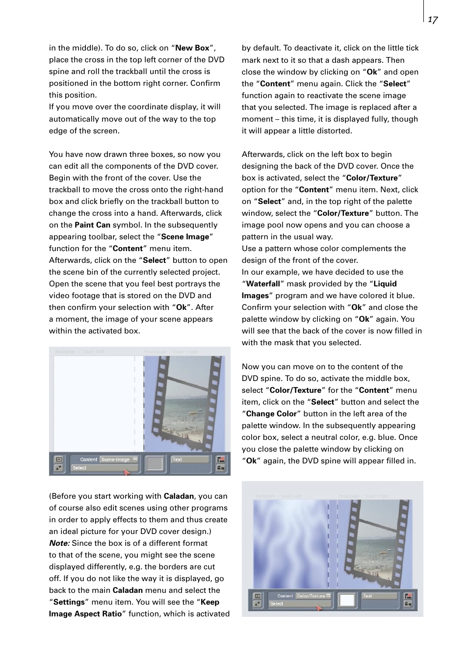 MacroSystem Caladan User Manual | Page 17 / 22