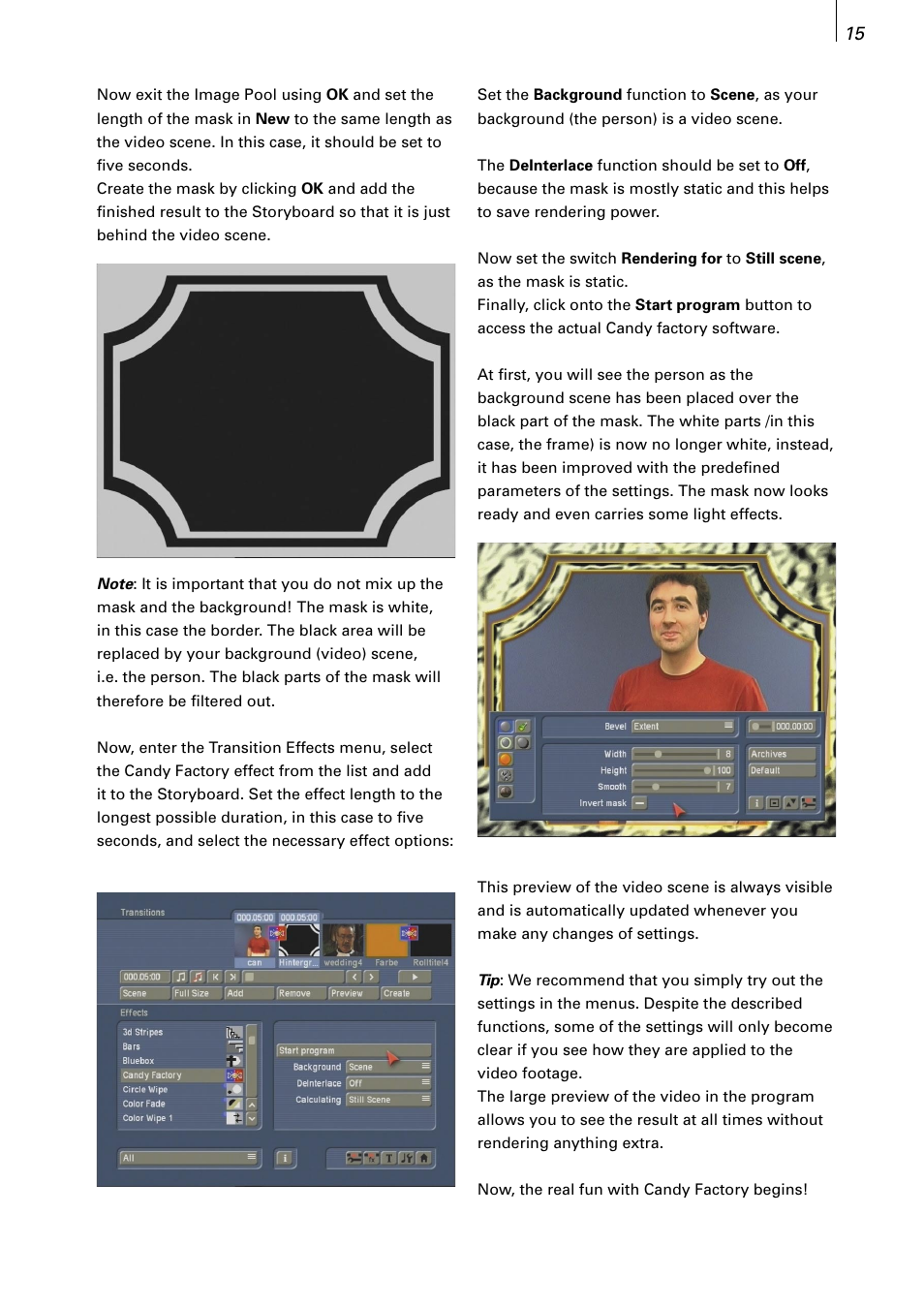 MacroSystem Candy Factory User Manual | Page 13 / 22