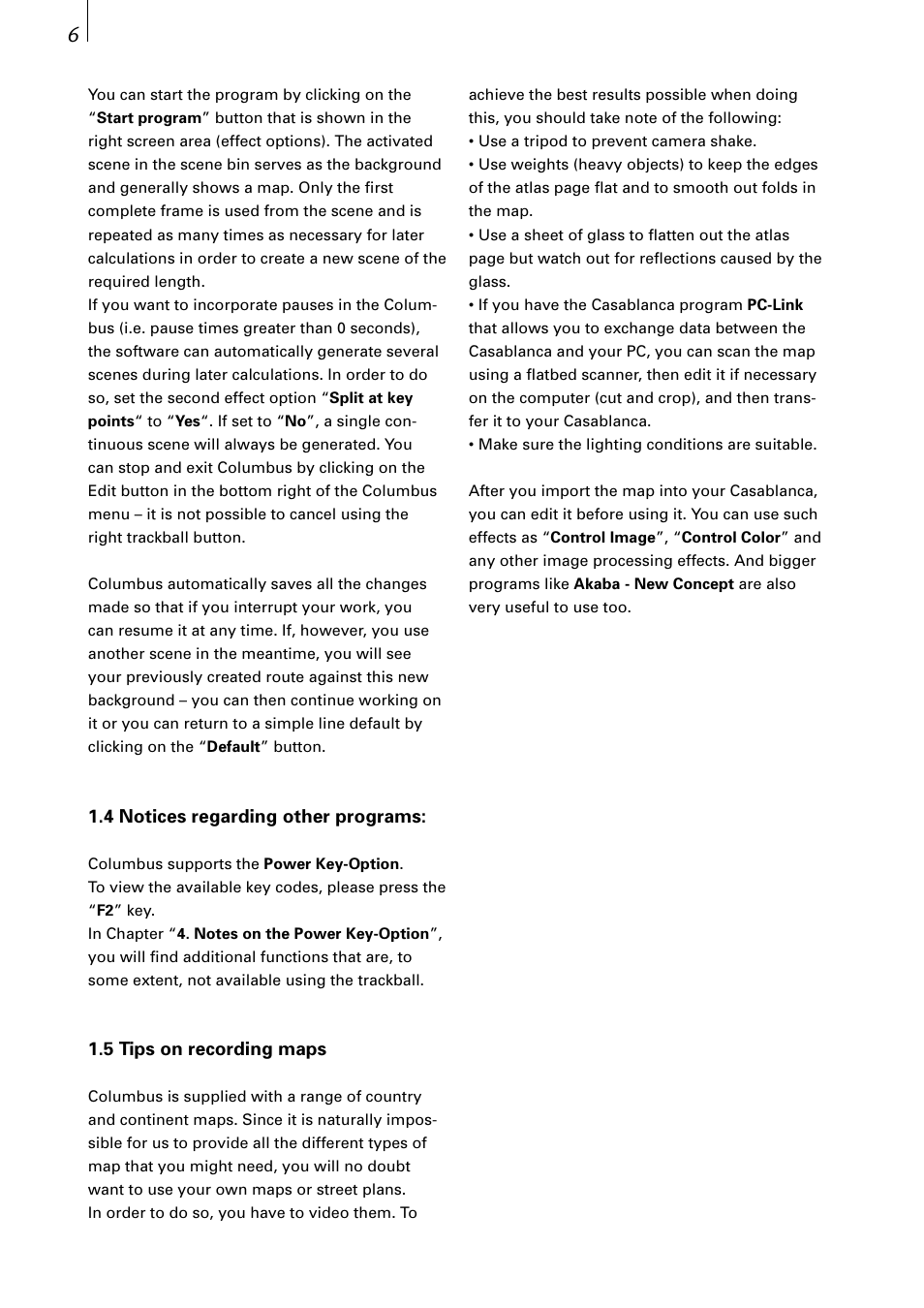 MacroSystem Columbus User Manual | Page 6 / 30