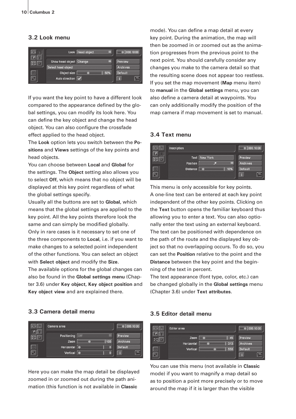 MacroSystem Columbus 2 User Manual | Page 10 / 30