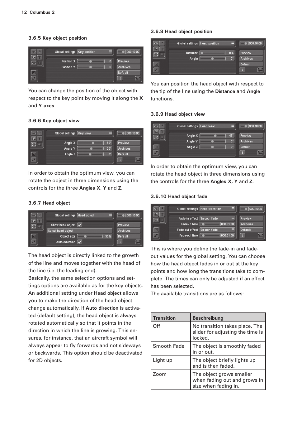 MacroSystem Columbus 2 User Manual | Page 12 / 30