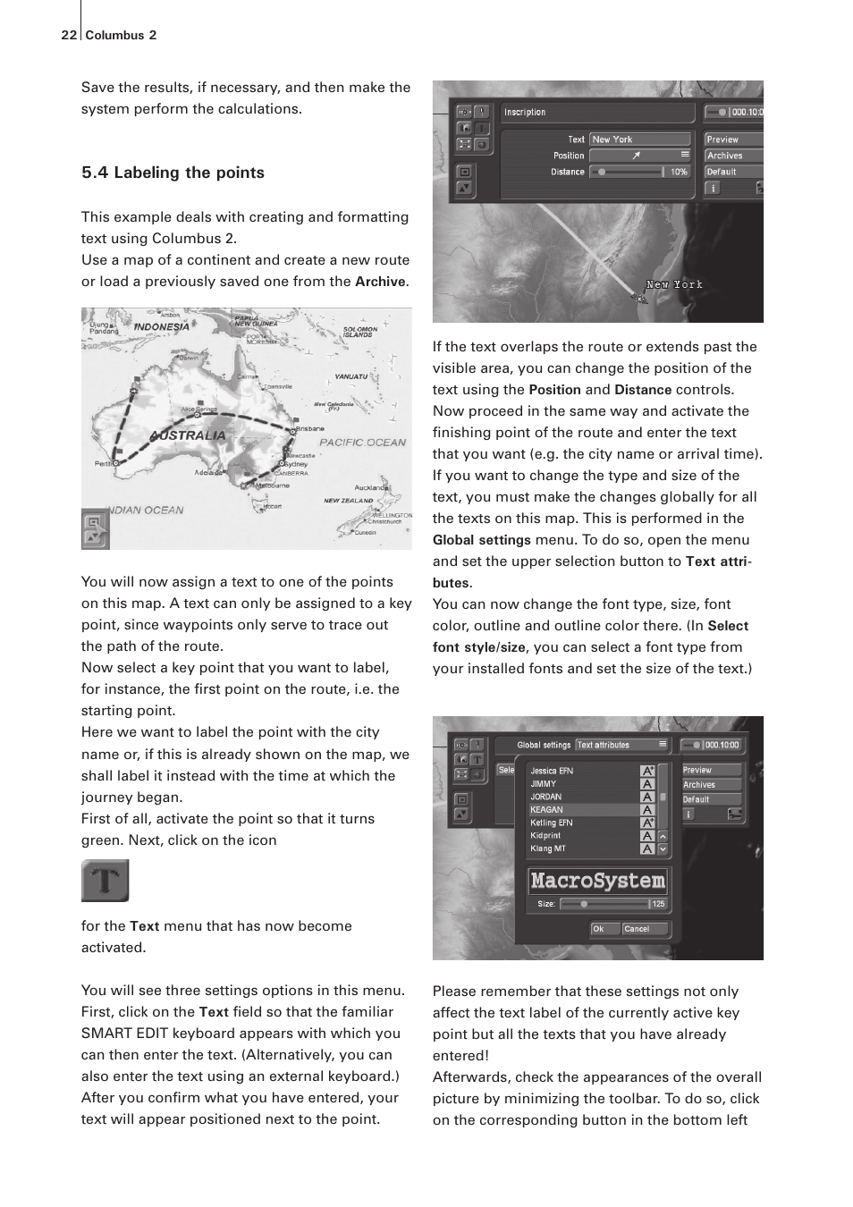 MacroSystem Columbus 2 User Manual | Page 22 / 30