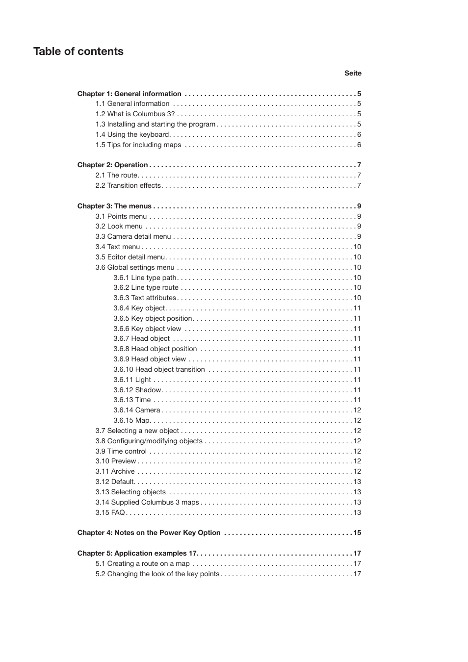 MacroSystem Columbus 3 User Manual | Page 3 / 20