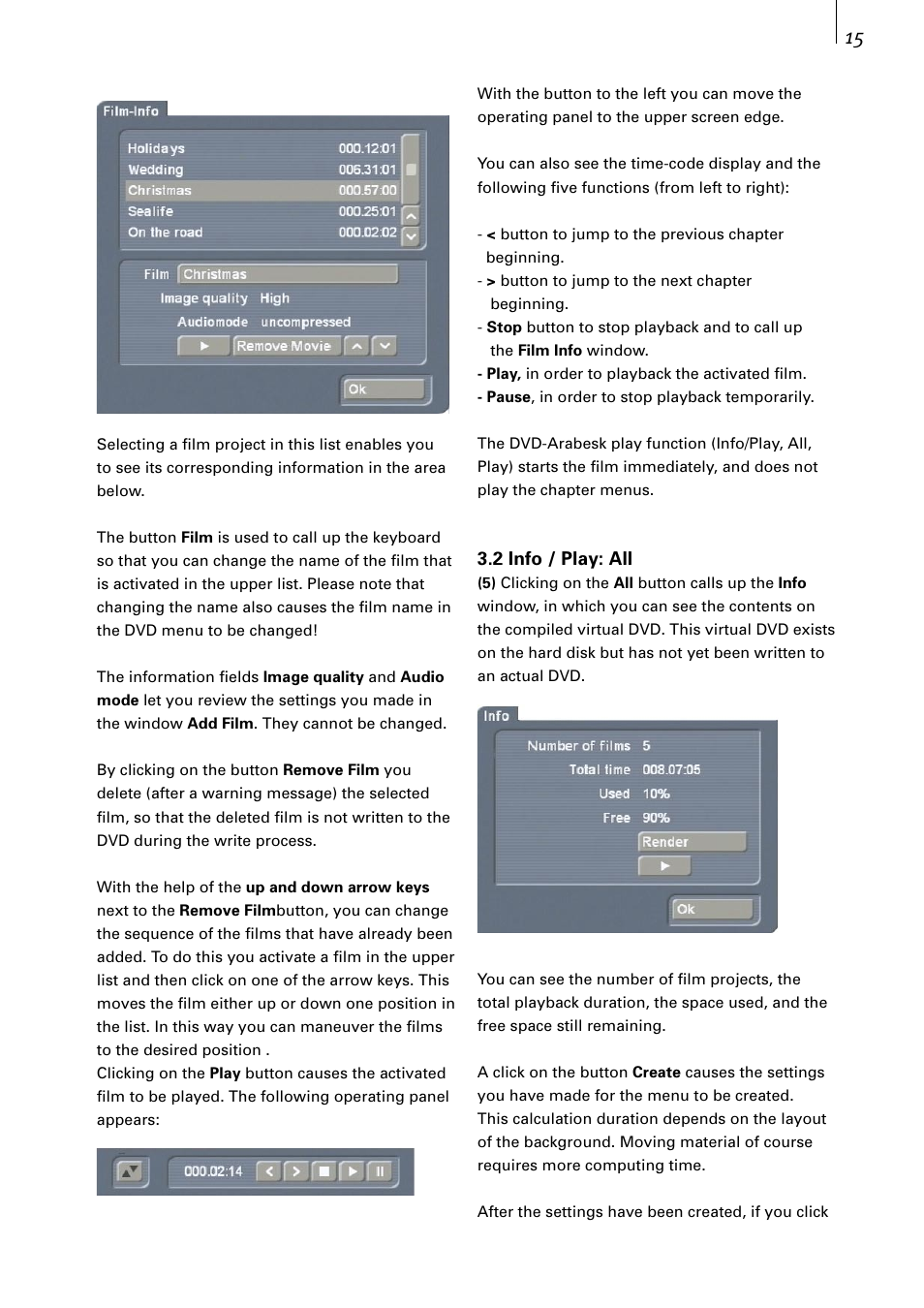 MacroSystem DVD-Arabesk 3 User Manual | Page 15 / 32
