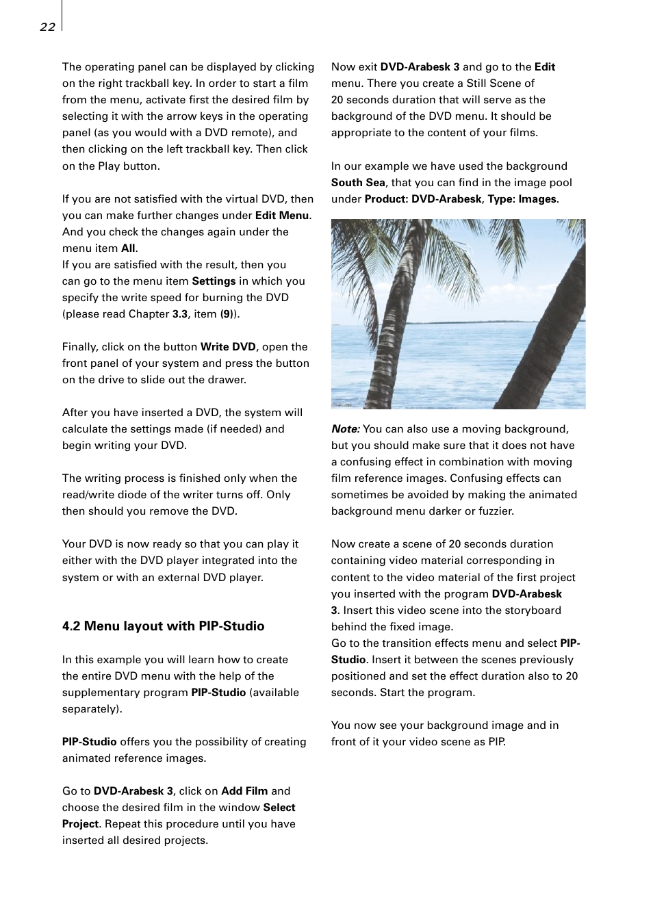 MacroSystem DVD-Arabesk 3 User Manual | Page 22 / 32