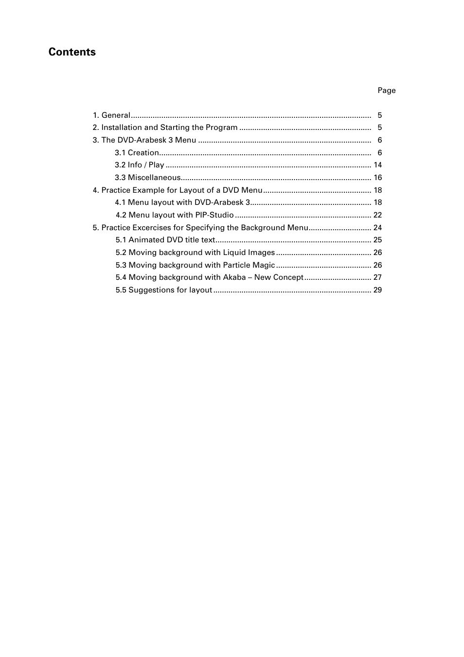 MacroSystem DVD-Arabesk 3 User Manual | Page 3 / 32