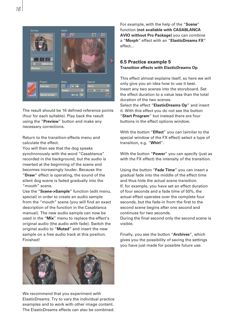 MacroSystem ElasticDreams User Manual | Page 16 / 22