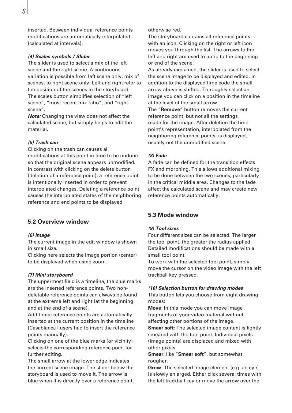 MacroSystem ElasticDreams User Manual | Page 8 / 22