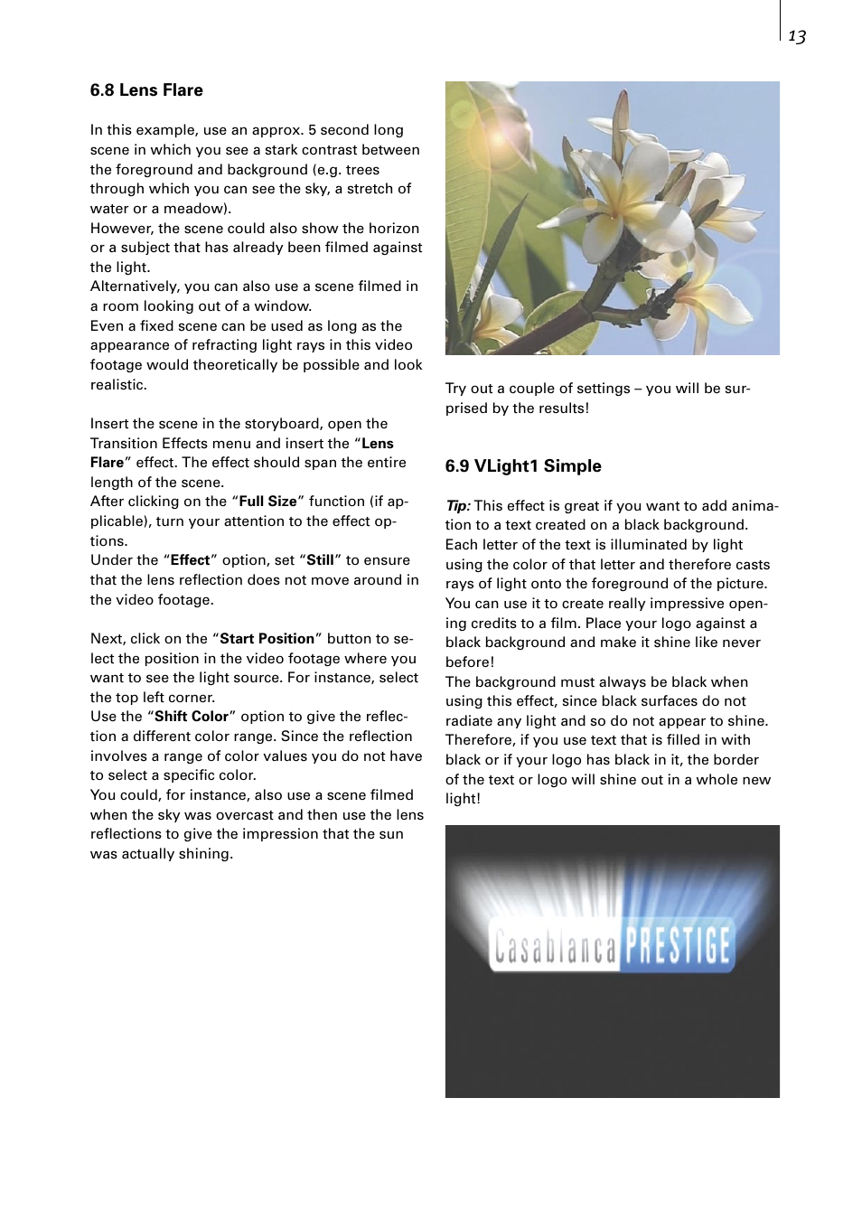 MacroSystem MagicLights User Manual | Page 13 / 16