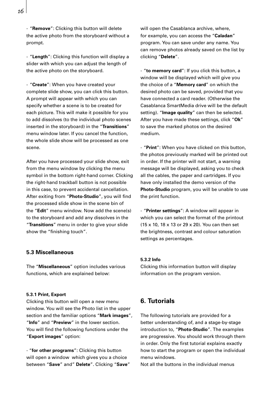 Tutorials | MacroSystem Photo-Studio User Manual | Page 16 / 26