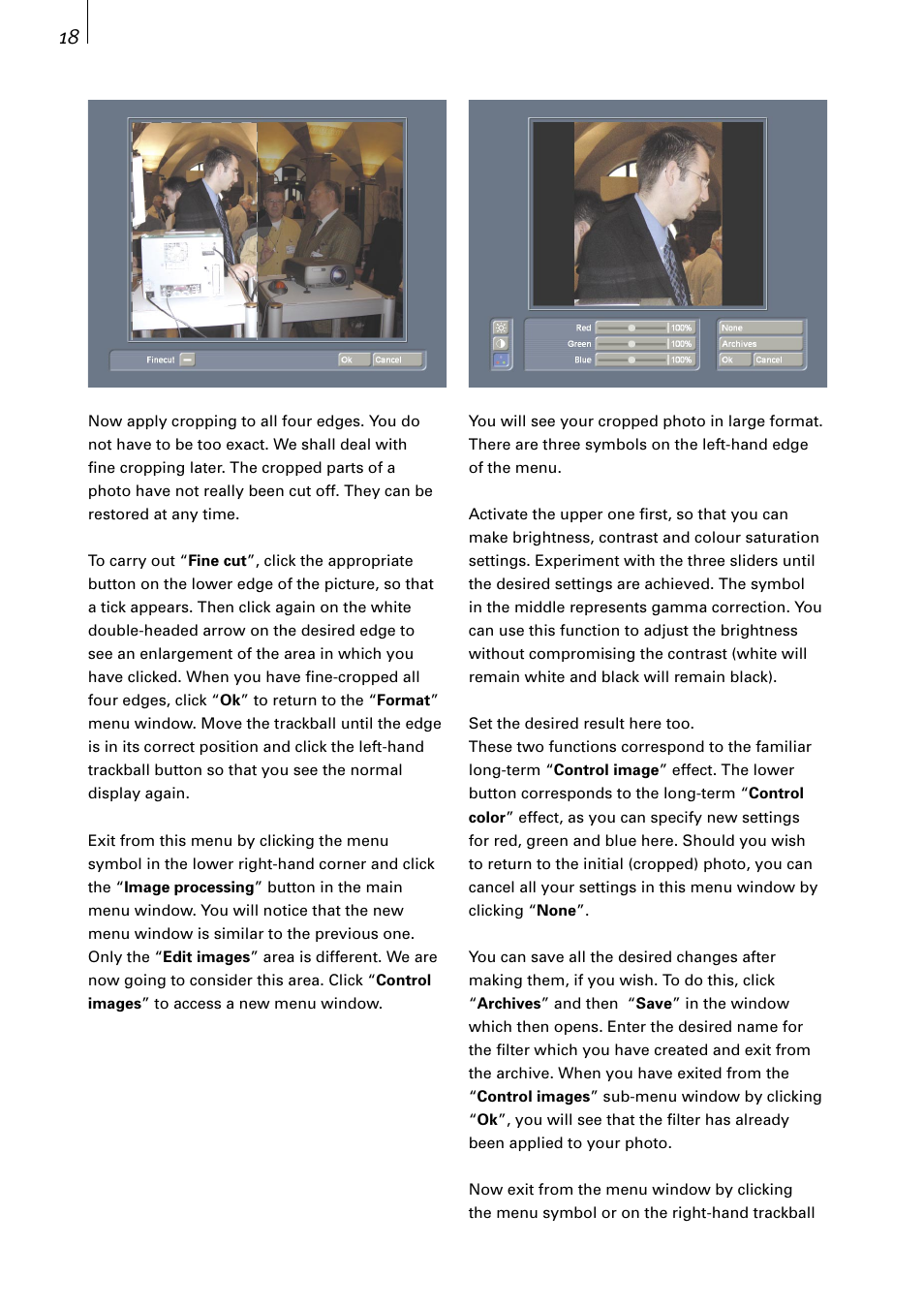 MacroSystem Photo-Studio User Manual | Page 18 / 26