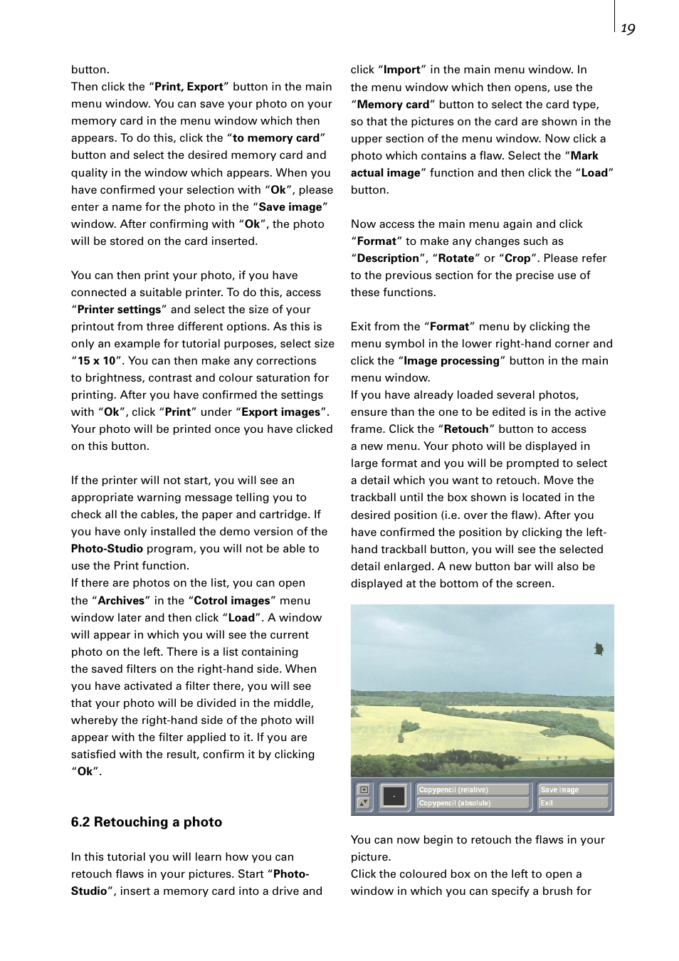 MacroSystem Photo-Studio User Manual | Page 19 / 26