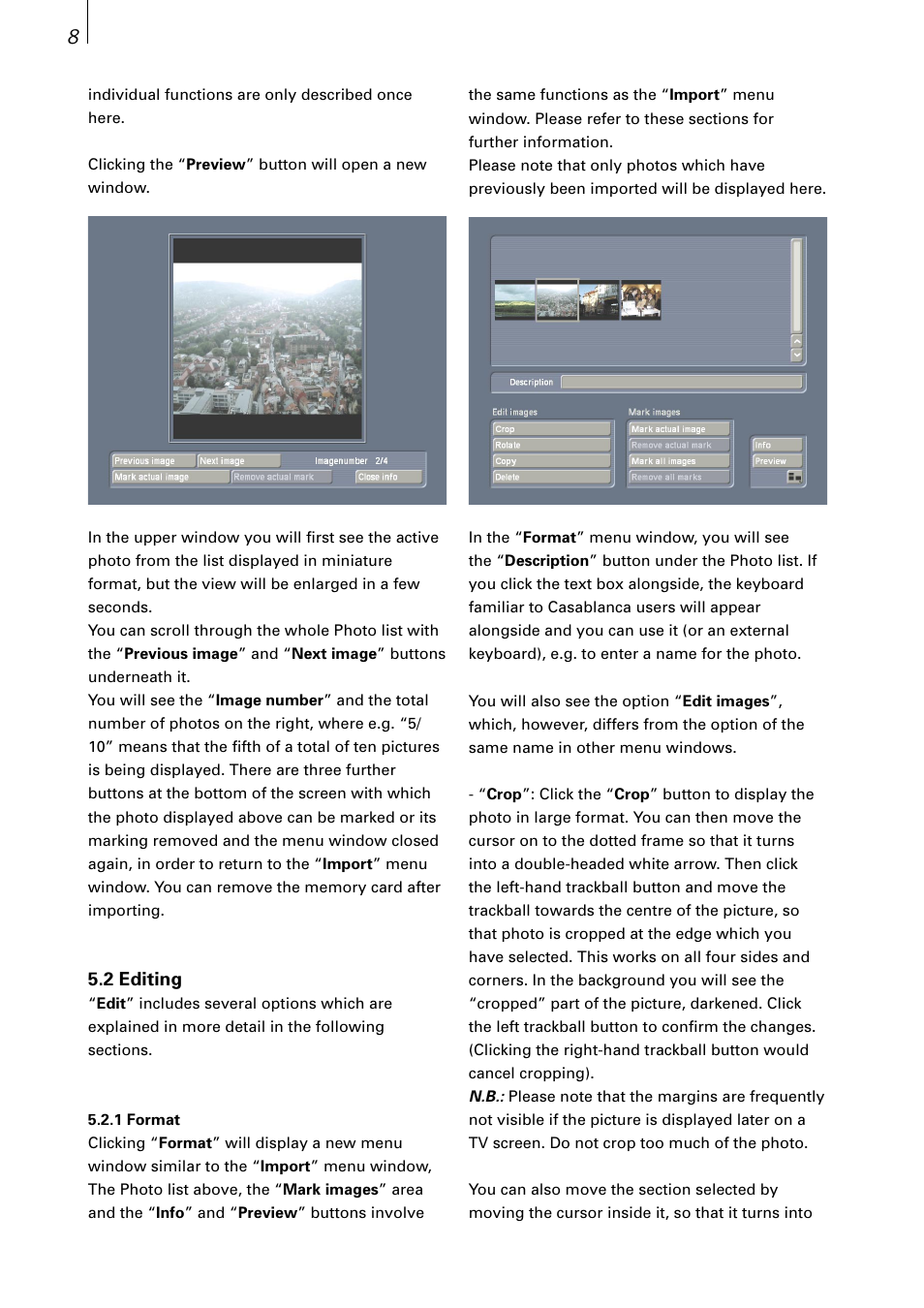 MacroSystem Photo-Studio User Manual | Page 8 / 26