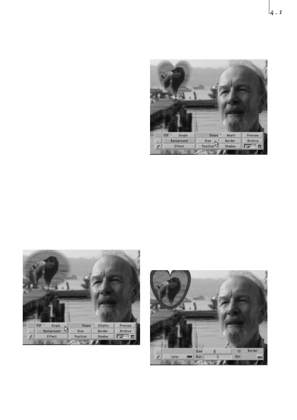 4) moving scenes within the video footage | MacroSystem PIP-Studio User Manual | Page 21 / 44