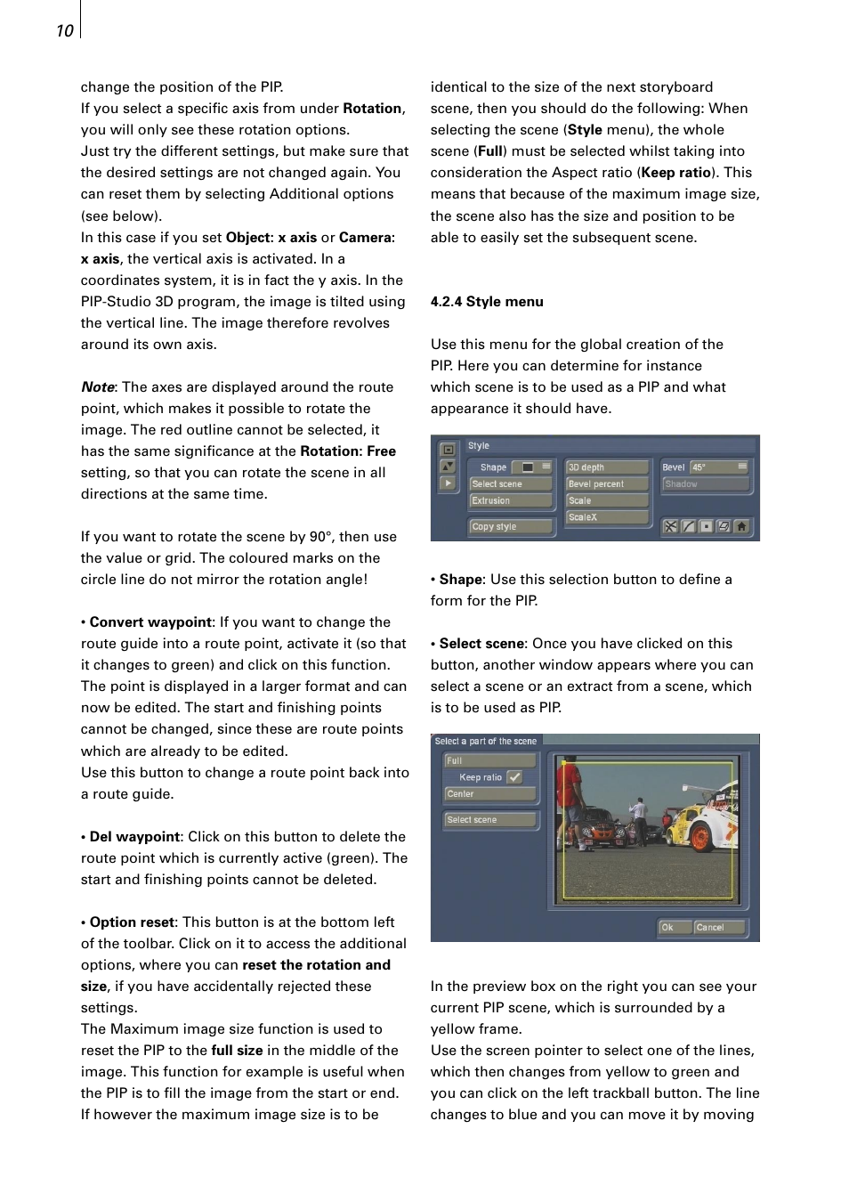 MacroSystem PiP-Studio 3D User Manual | Page 10 / 22