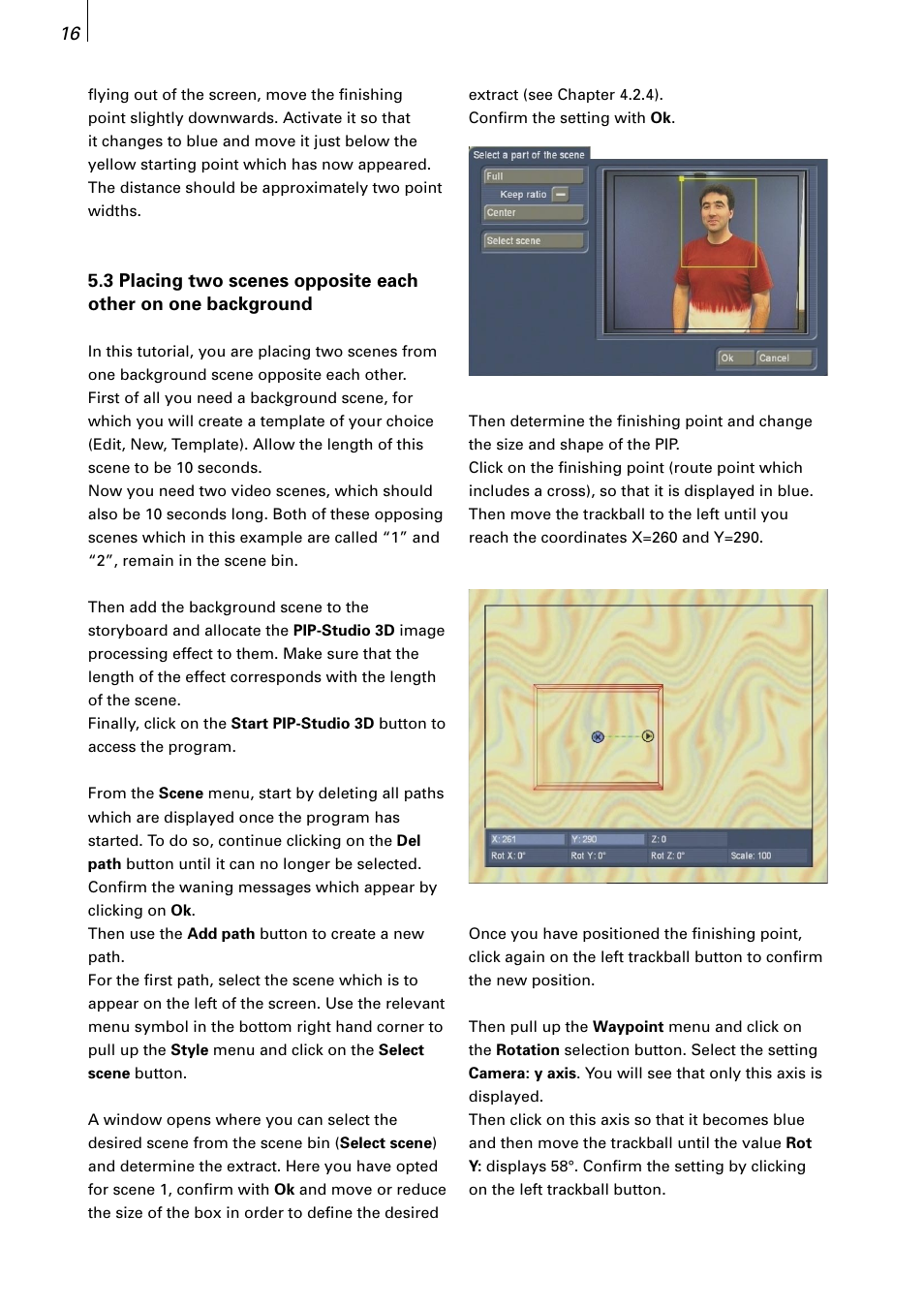 MacroSystem PiP-Studio 3D User Manual | Page 16 / 22