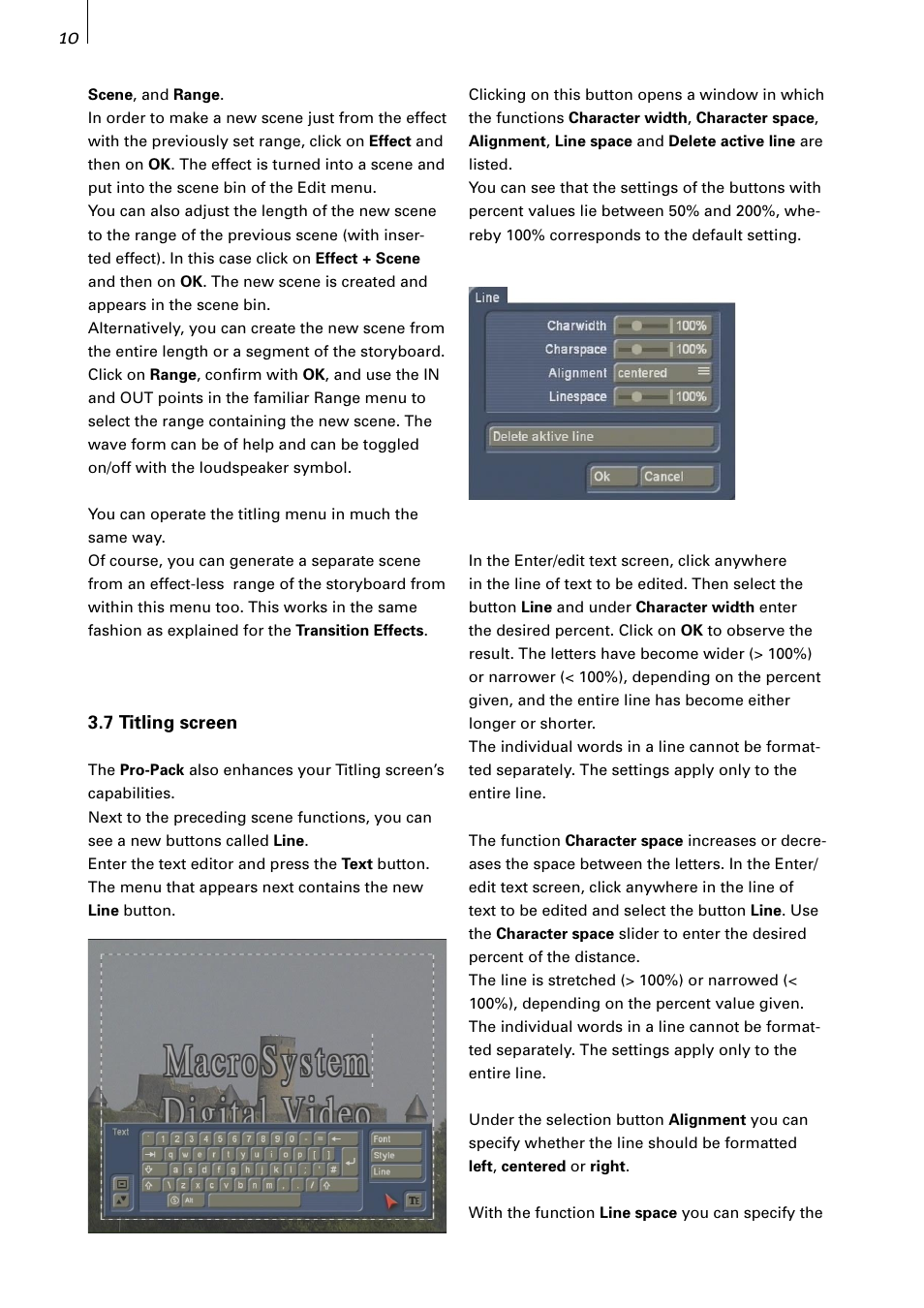 MacroSystem Pro-Pack User Manual | Page 10 / 16