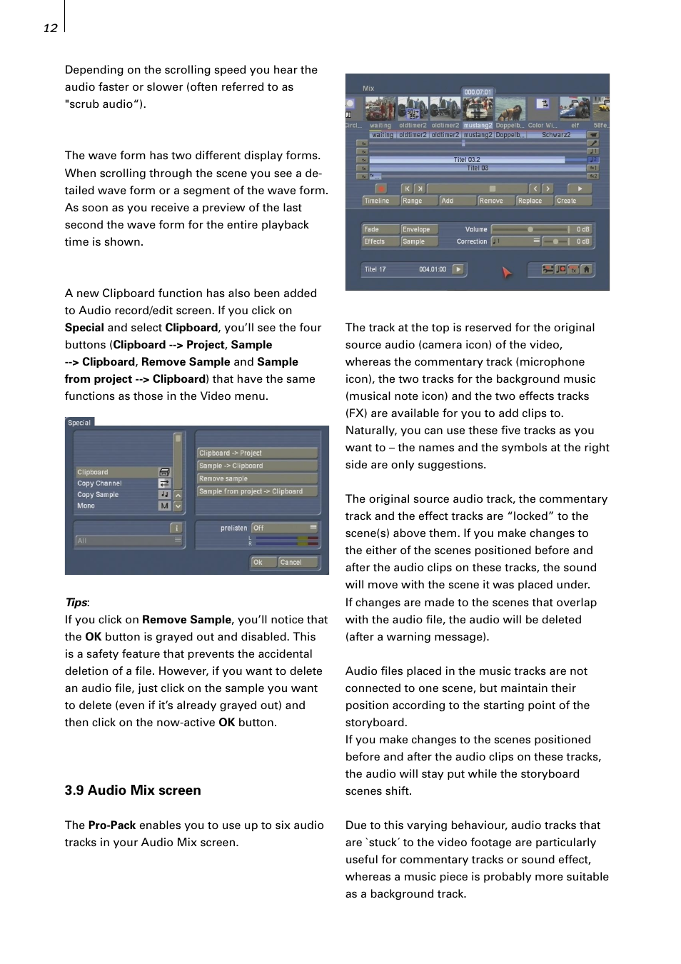 MacroSystem Pro-Pack User Manual | Page 12 / 16