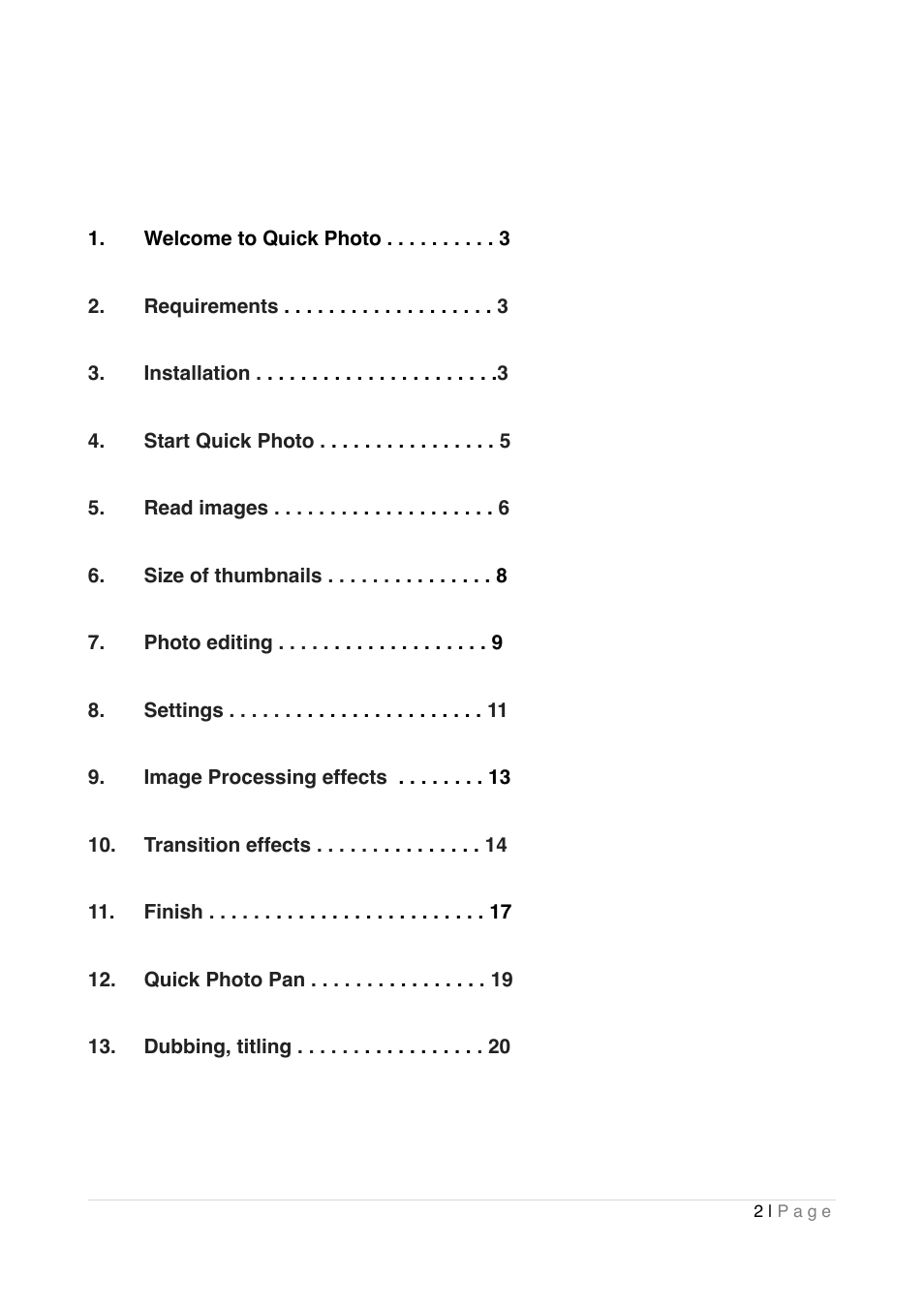 MacroSystem Quick-Photo User Manual | Page 2 / 20
