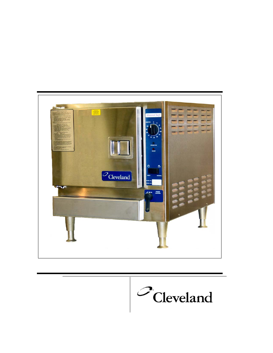 Cleveland Range SteamChef 22CGT3 User Manual | 27 pages