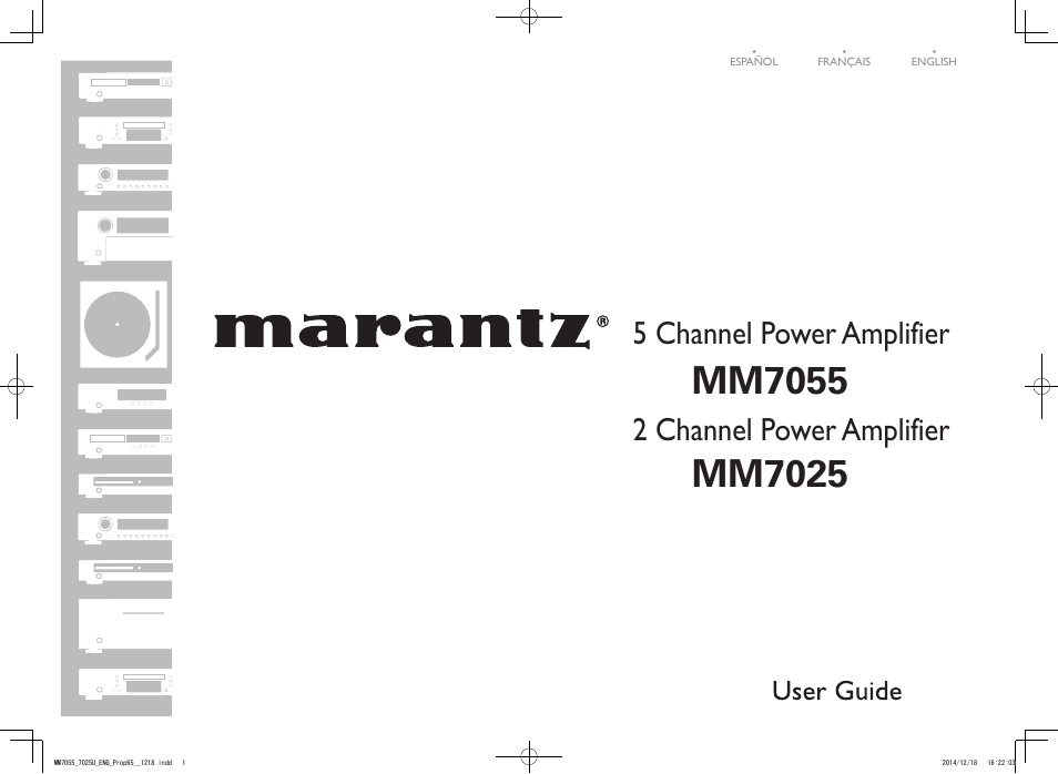 Marantz MM7055 v.2 User Manual | 18 pages
