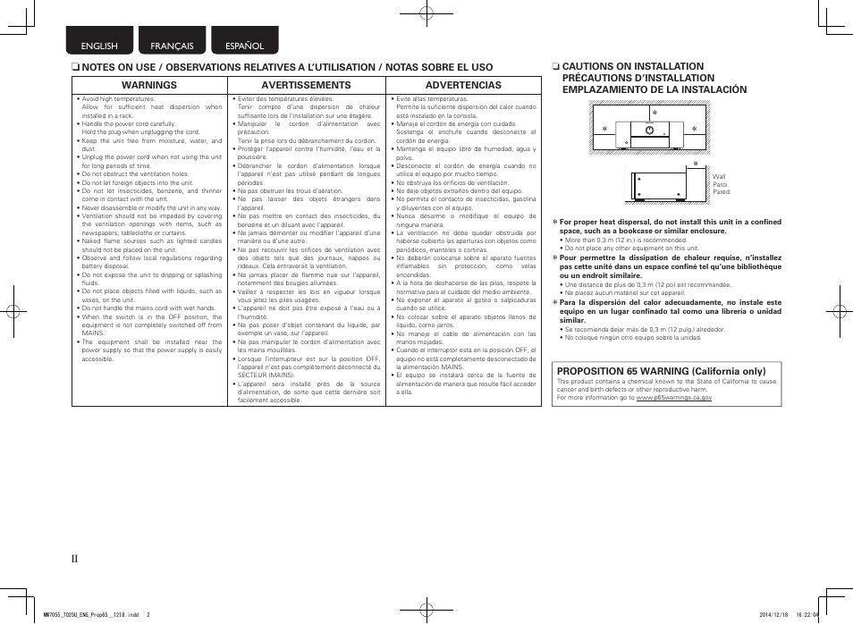 Marantz MM7055 v.2 User Manual | Page 4 / 18