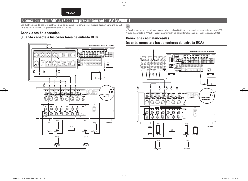 Marantz MM8077 User Manual | Page 10 / 18