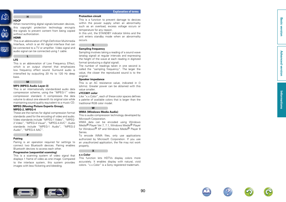 Protection circuit”) | Marantz NR1403U User Manual | Page 93 / 101