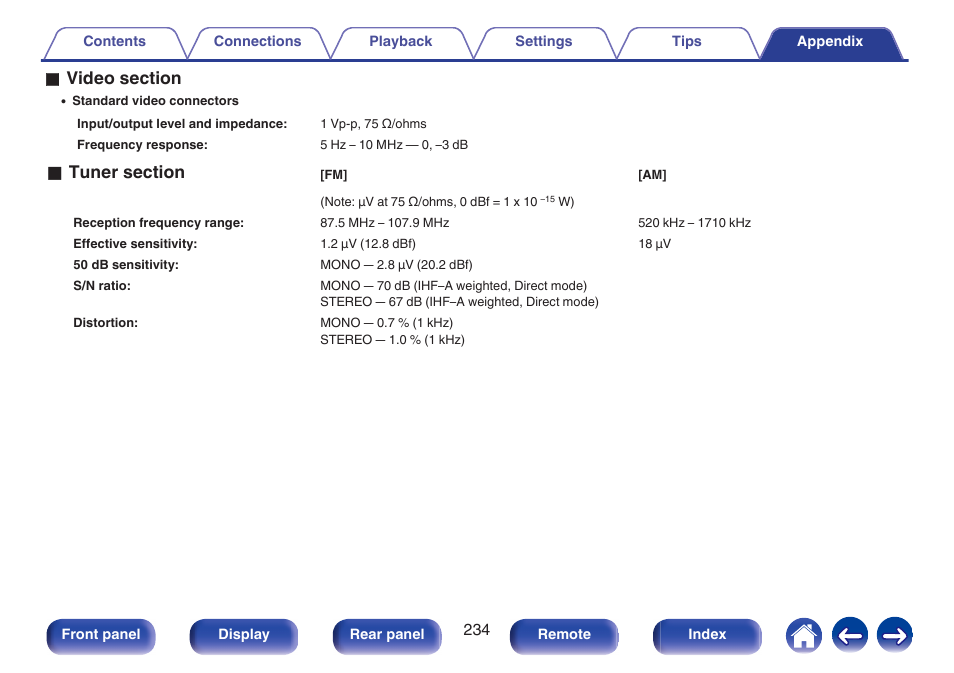 Marantz NR1506 User Manual | Page 234 / 249