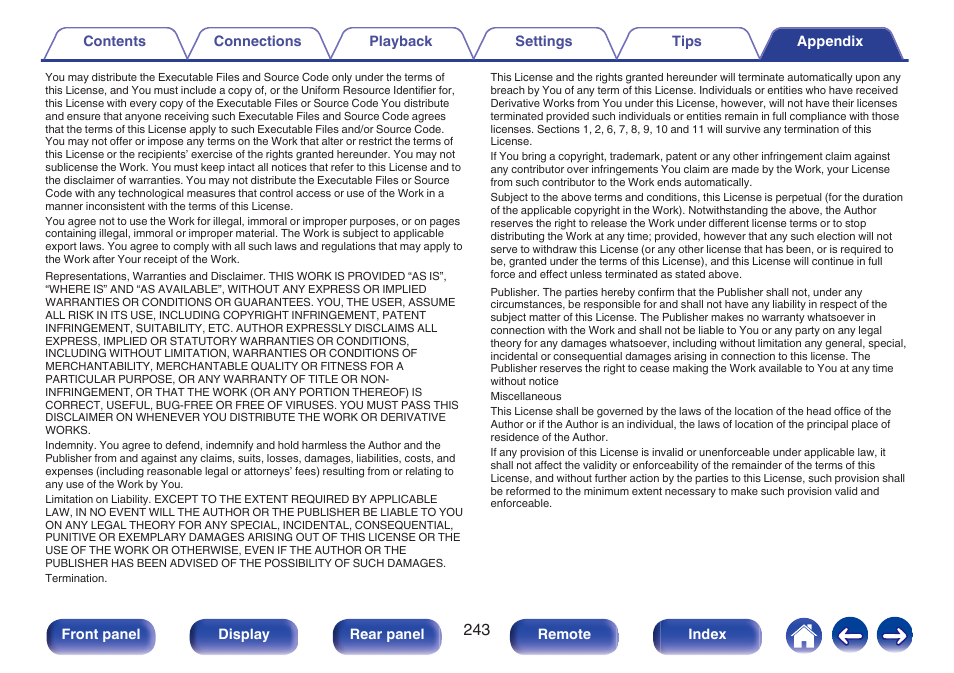 Marantz NR1506 User Manual | Page 243 / 249