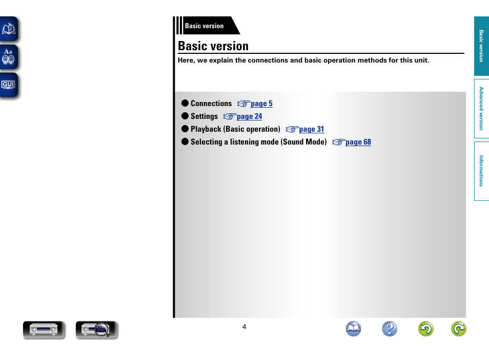 Basic version | Marantz NR1603 User Manual | Page 7 / 159