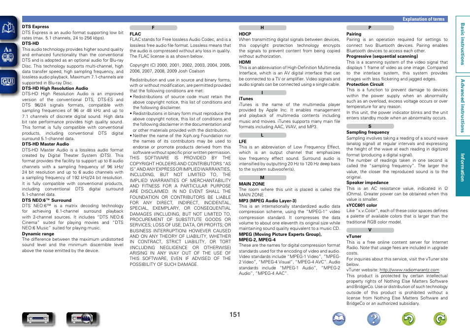 Protection circuit”) | Marantz NR1604 User Manual | Page 154 / 168