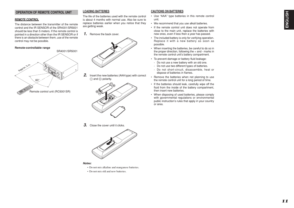 Marantz SR4001 User Manual | Page 14 / 56