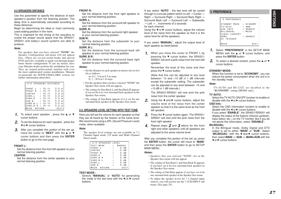 Marantz SR4001 User Manual | Page 30 / 56