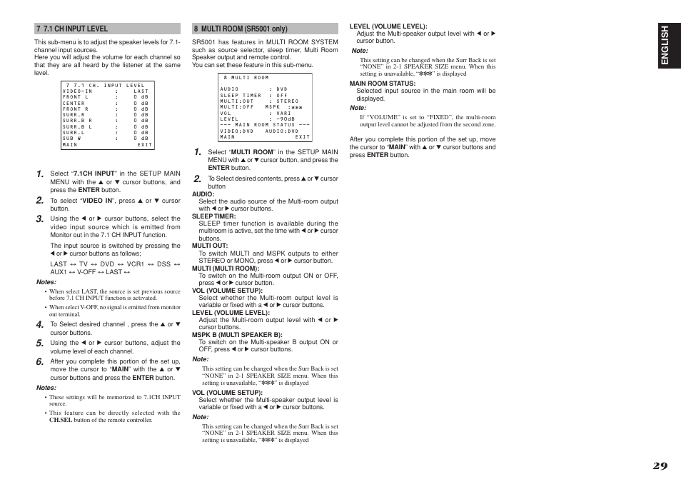 Marantz SR4001 User Manual | Page 32 / 56