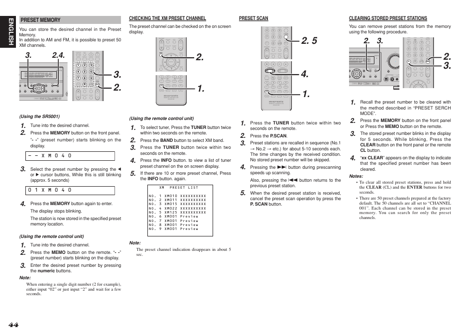 Marantz SR4001 User Manual | Page 47 / 56