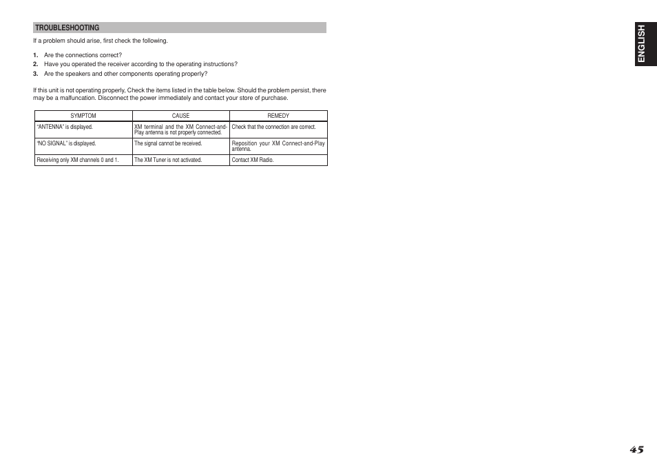 Marantz SR4001 User Manual | Page 48 / 56