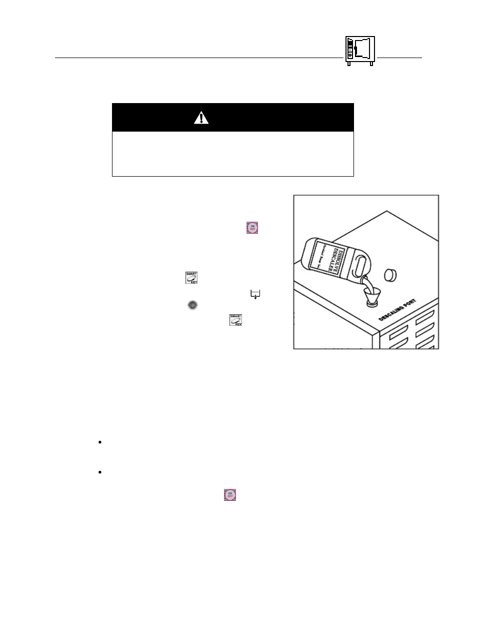 Maintenance and cleaning, Warning | Cleveland Range OVEN STEAMER User Manual | Page 82 / 94