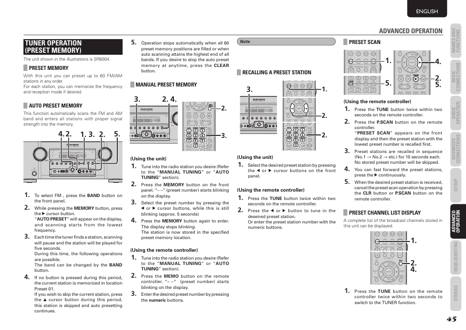 Marantz SR5004 User Manual | Page 47 / 96