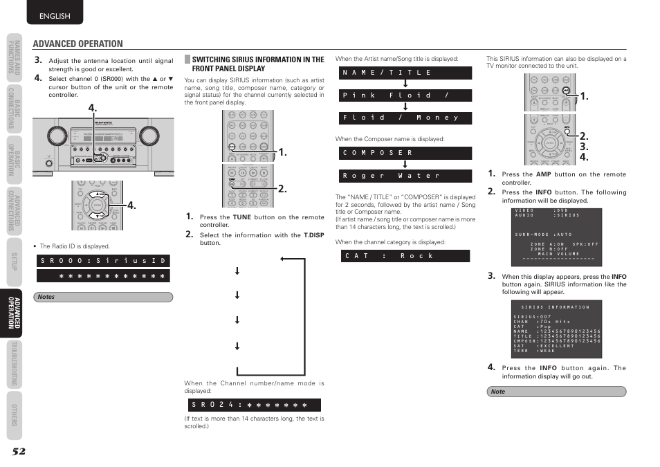 Marantz SR5004 User Manual | Page 54 / 96
