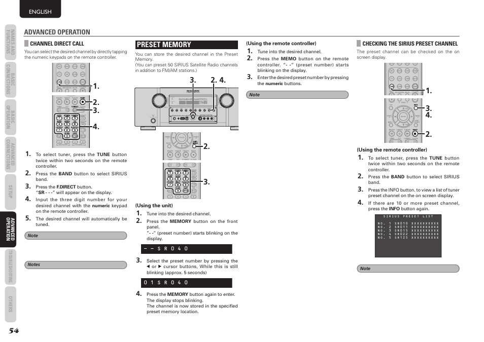 Marantz SR5004 User Manual | Page 56 / 96