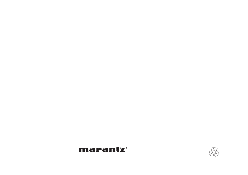 Marantz SR5004 User Manual | Page 96 / 96