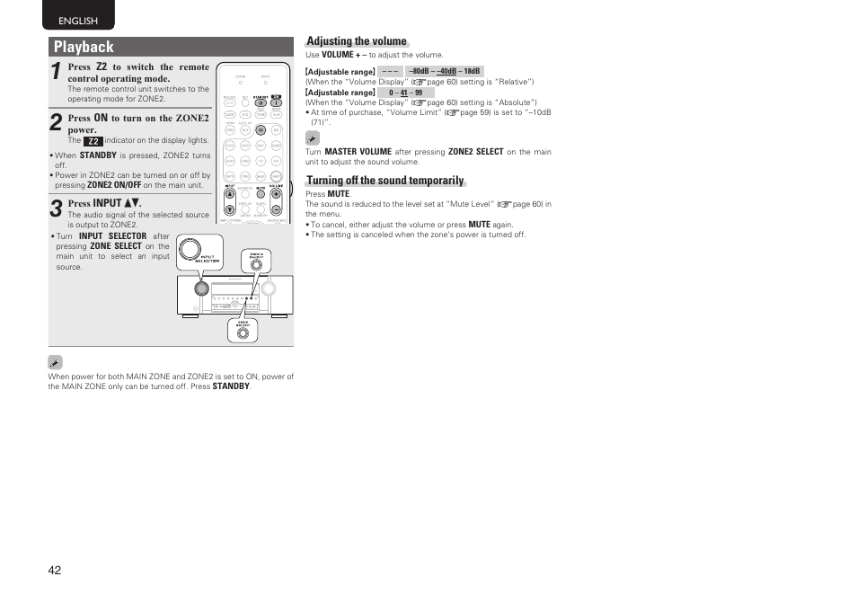 Playback | Marantz SR5005 User Manual | Page 45 / 91