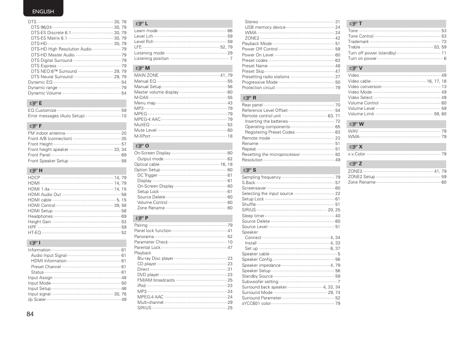 Marantz SR5005 User Manual | Page 87 / 91