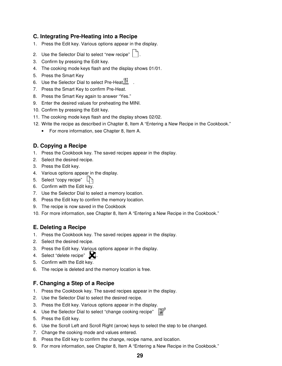 Cleveland Range The MINI OES-6.08 User Manual | Page 35 / 51