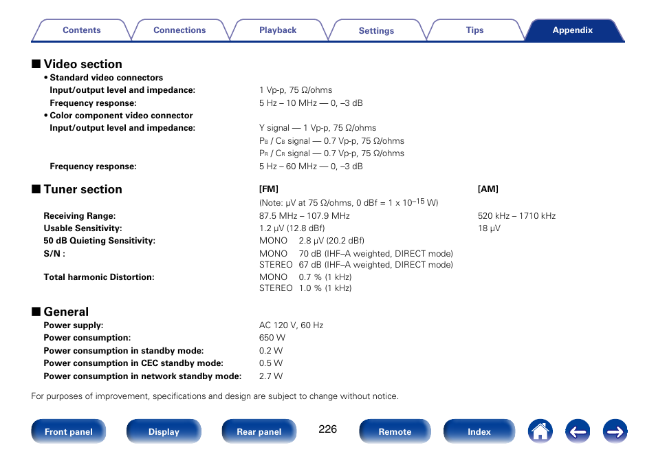 2 general | Marantz SR5008 User Manual | Page 226 / 238